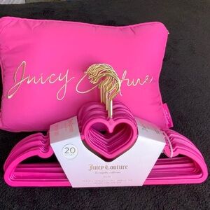 💖20 Hangers Juicy Couture Notched Shoulder Space Saving Heart Top